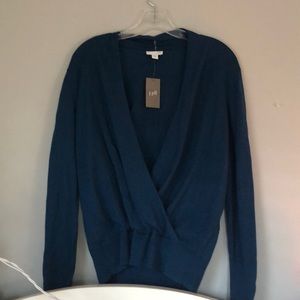 Designer blue cardigan